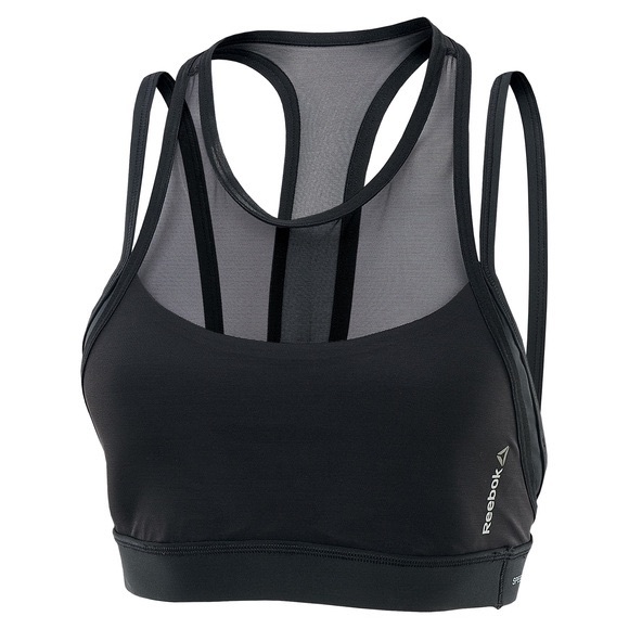 Reebok - Black Hero Strong Sports Bra - Picture 4 of 8